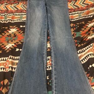 Flying Monkey Blue Flare Wide Leg Jeans
